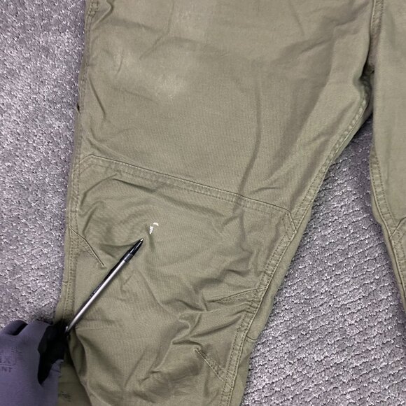 Carhartt Relaxed Fit Cryder Full Swing Pants Men's 36 x 30 Fits 36 x 28 Olive - Picture 3 of 16